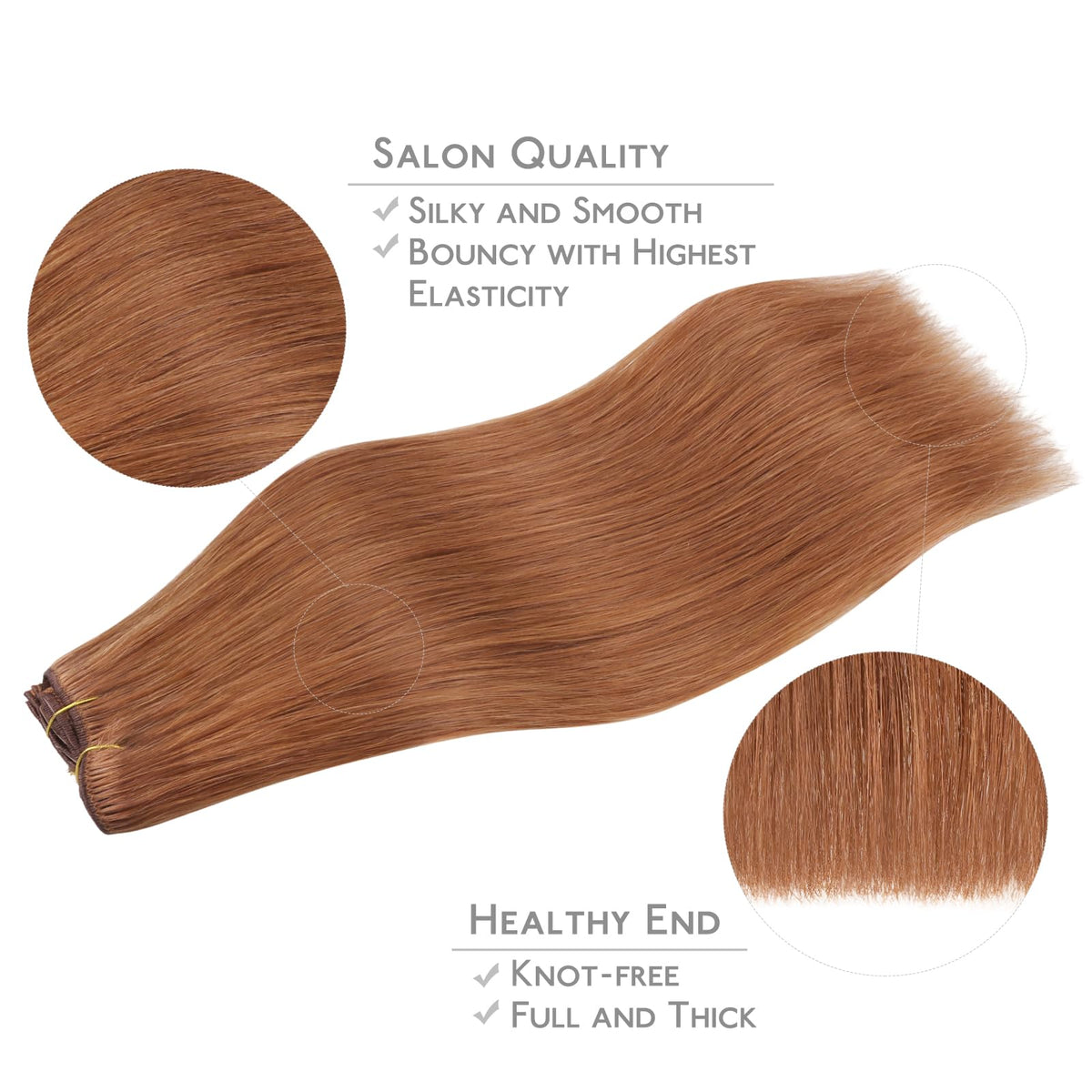 Wennalife Clip In Hair Extensions displayed on a mannequin