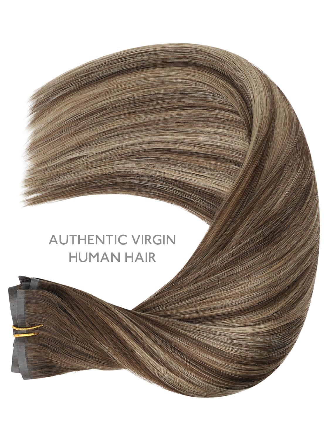 Wennalife Clip in Hair Extensions displayed on a mannequin