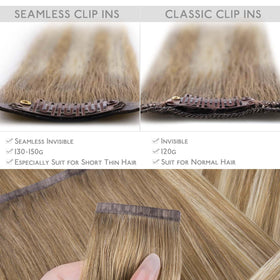 Wennalife Clip In Hair Extensions displayed with natural light