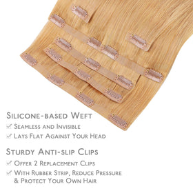 Wennalife Clip In Hair Extensions in packaging