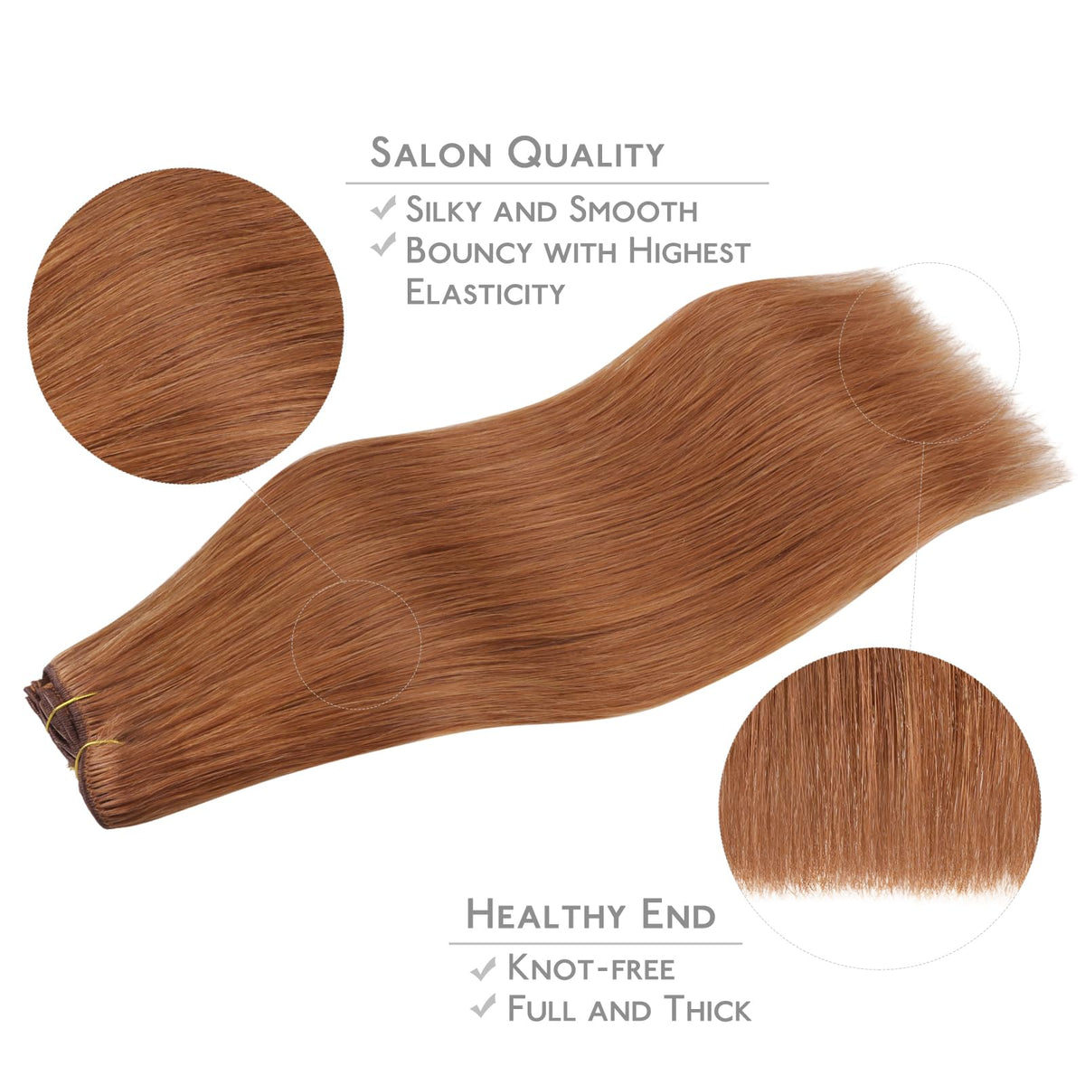 Wennalife Clip In Hair Extensions in packaging