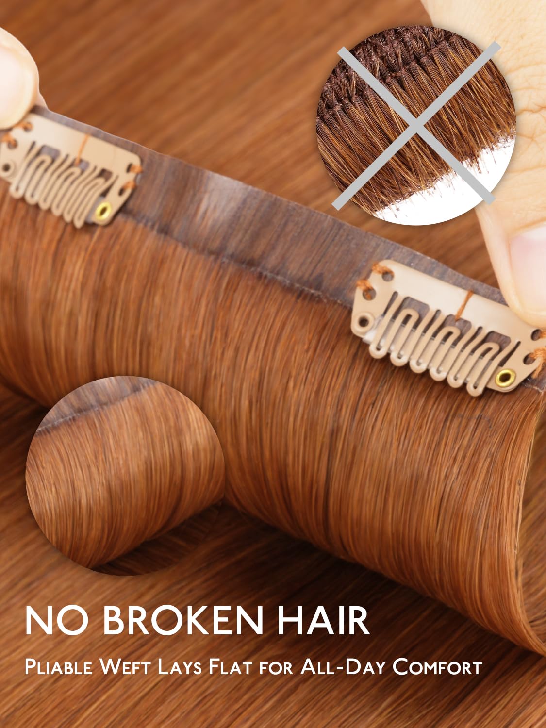 Wennalife Clip In Hair Extensions in use at a party