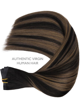 Wennalife Clip in Hair Extensions installation process