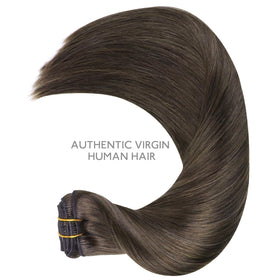 Wennalife Clip In Hair Extensions on a model showcasing natural blend