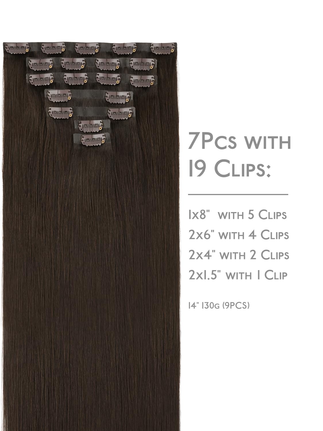 Wennalife Clip In Hair Extensions packaging