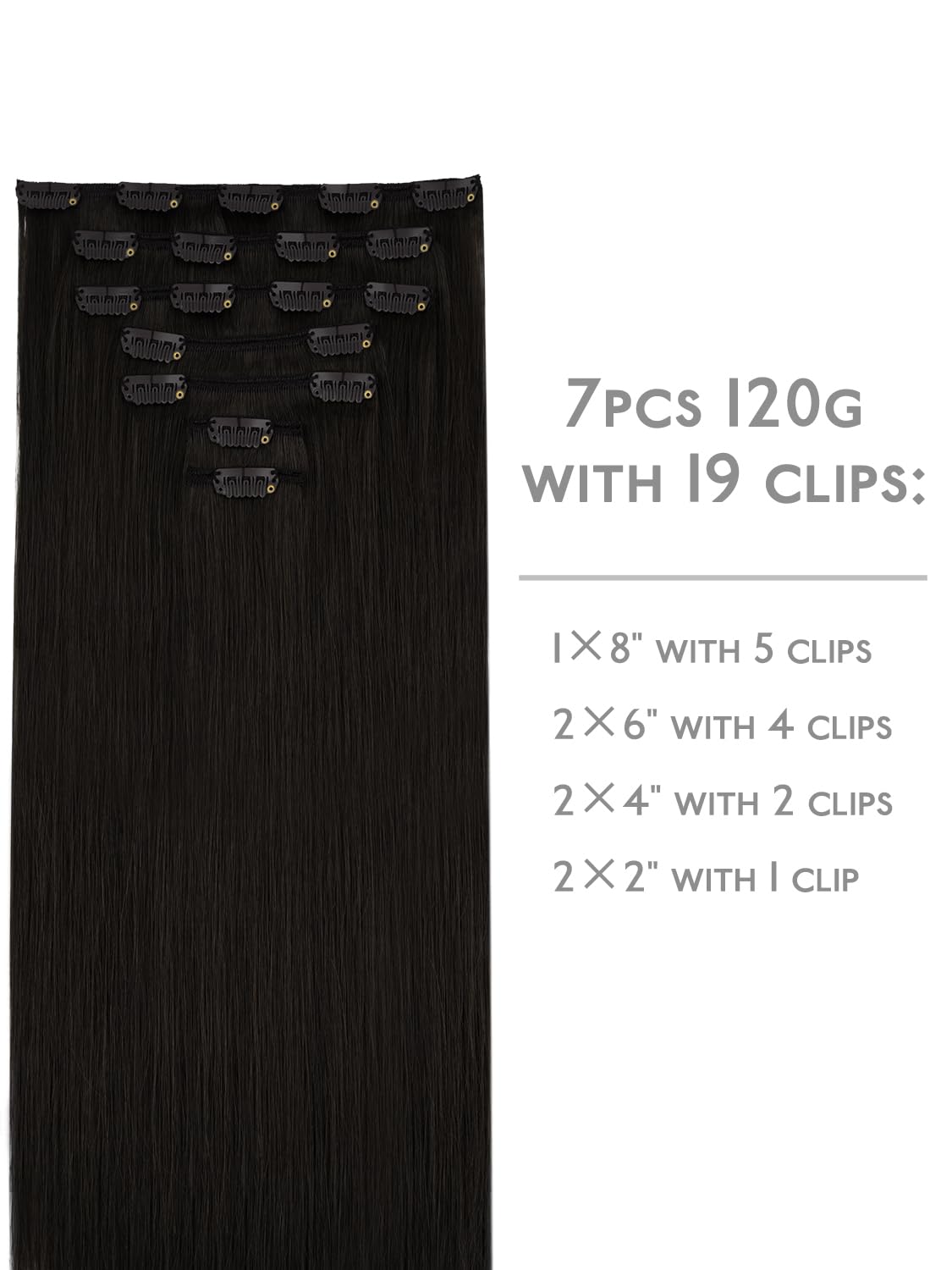 Wennalife Clip In Hair Extensions packaging
