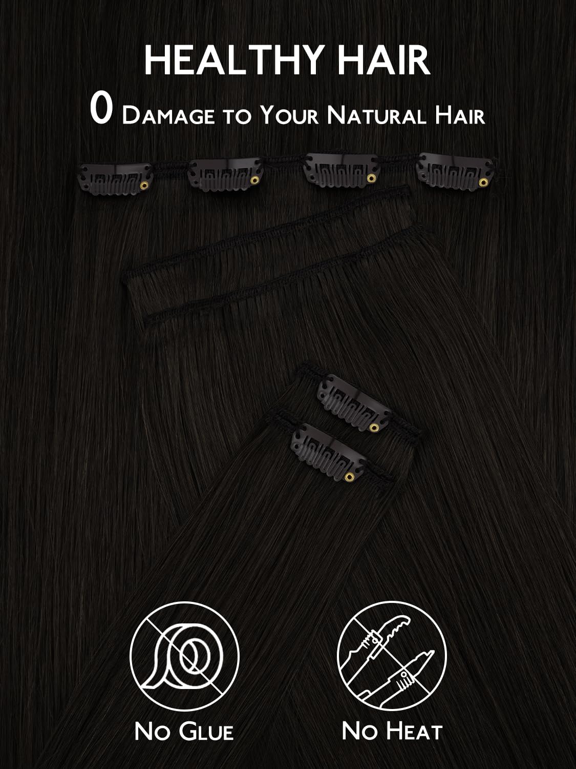 Wennalife Clip In Hair Extensions packaging