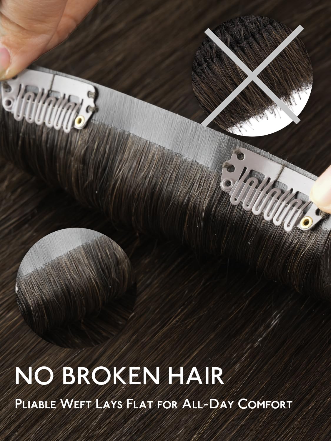 Wennalife Clip in Hair Extensions packaging