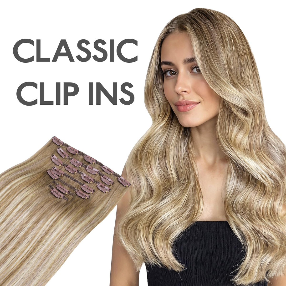 Wennalife Clip In Hair Extensions packaging view