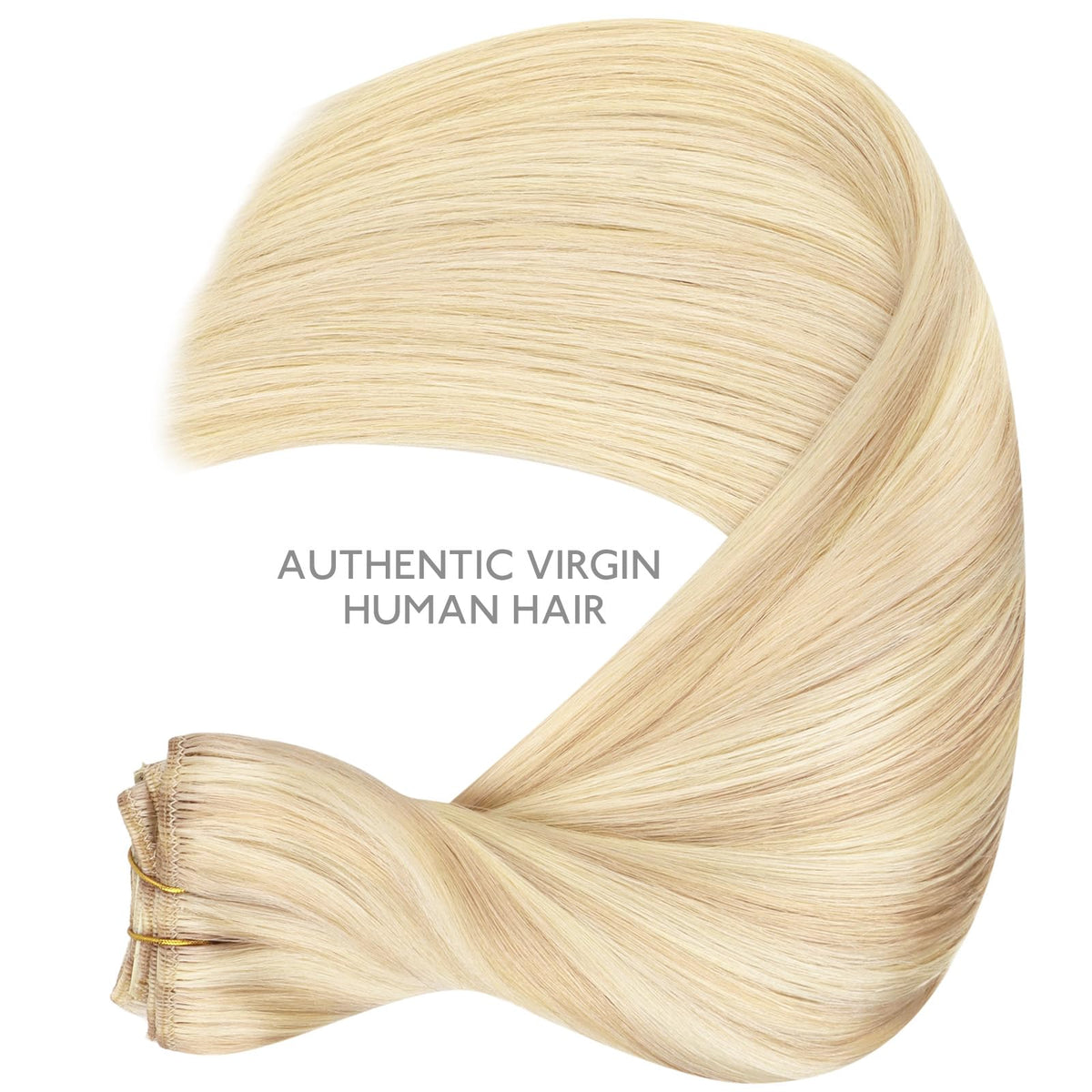 Wennalife Clip In Hair Extensions showing balayage colour detail
