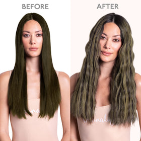 Wennalife Clip In Hair Extensions showing balayage effect