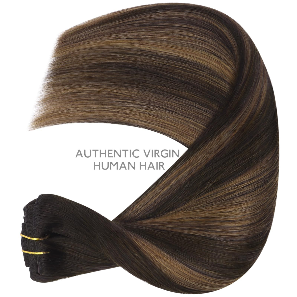 Wennalife Clip In Hair Extensions showing balayage effect
