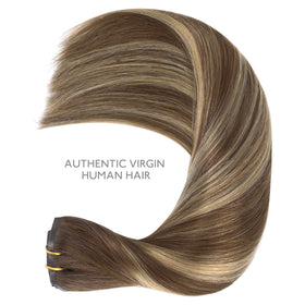 Wennalife Clip In Hair Extensions styled for a formal event