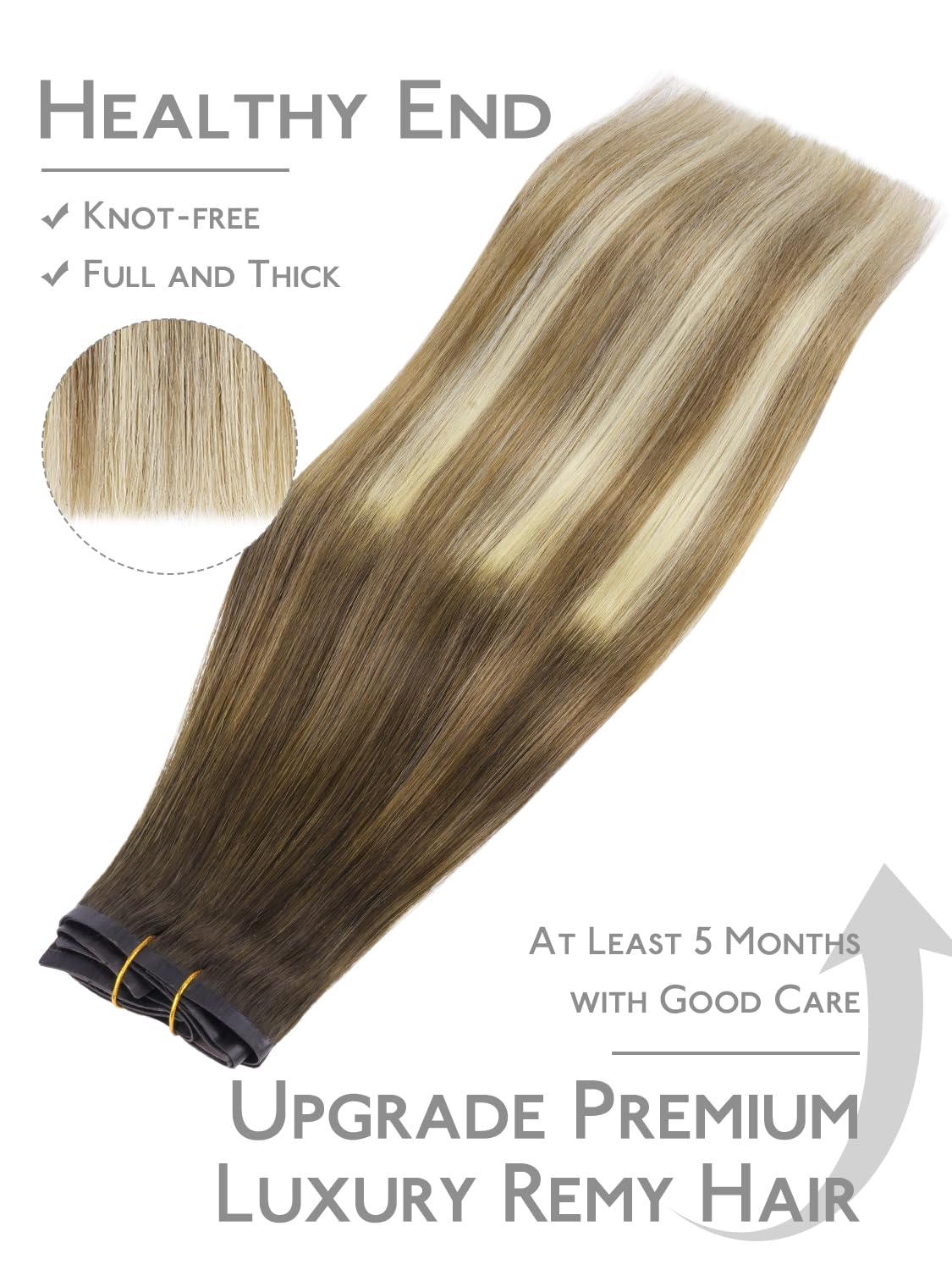 Wennalife Clip In Hair Extensions styled for a party