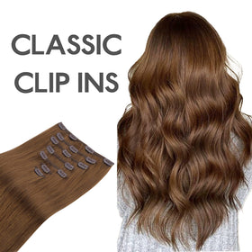 Wennalife Clip In Hair Extensions styled for an event