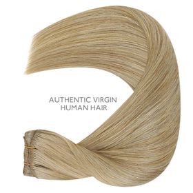 Wennalife Clip in Hair Extensions styled in hair