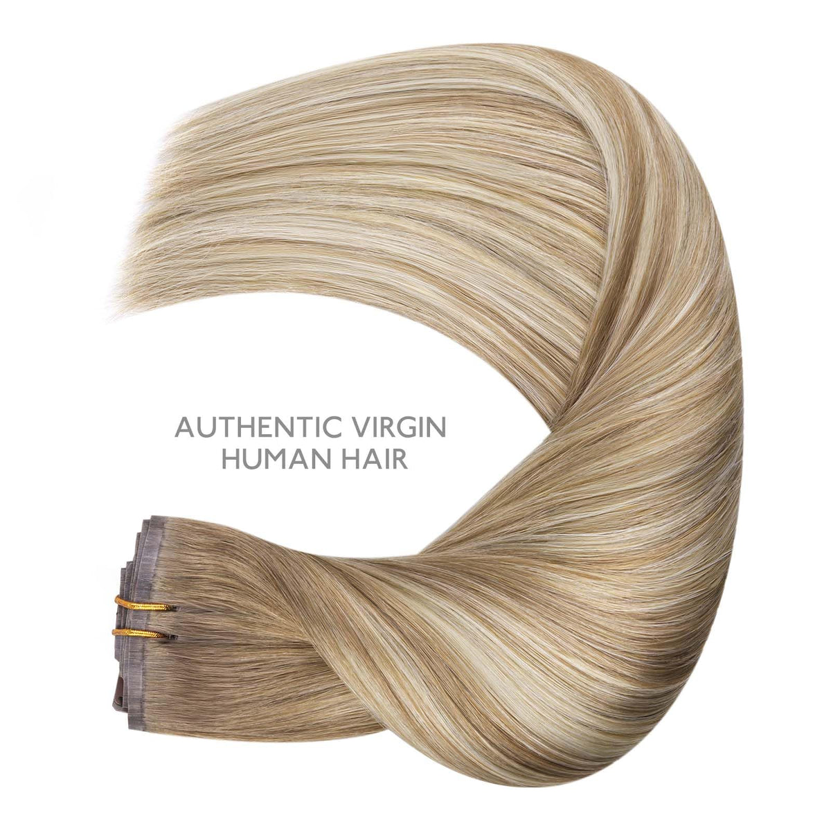 Wennalife Clip In Hair Extensions styled on a mannequin