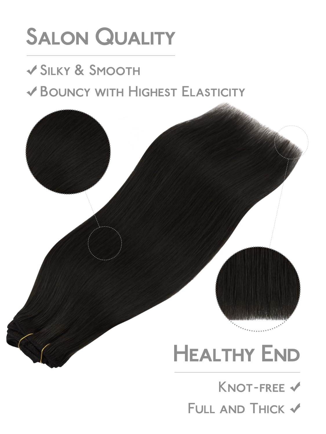 Wennalife Clip In Hair Extensions with care instructions