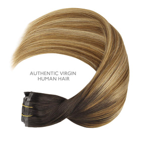 Wennalife extensions showing different hair lengths and colours