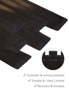 Wennalife Fuller Tape in Hair Extensions in natural light