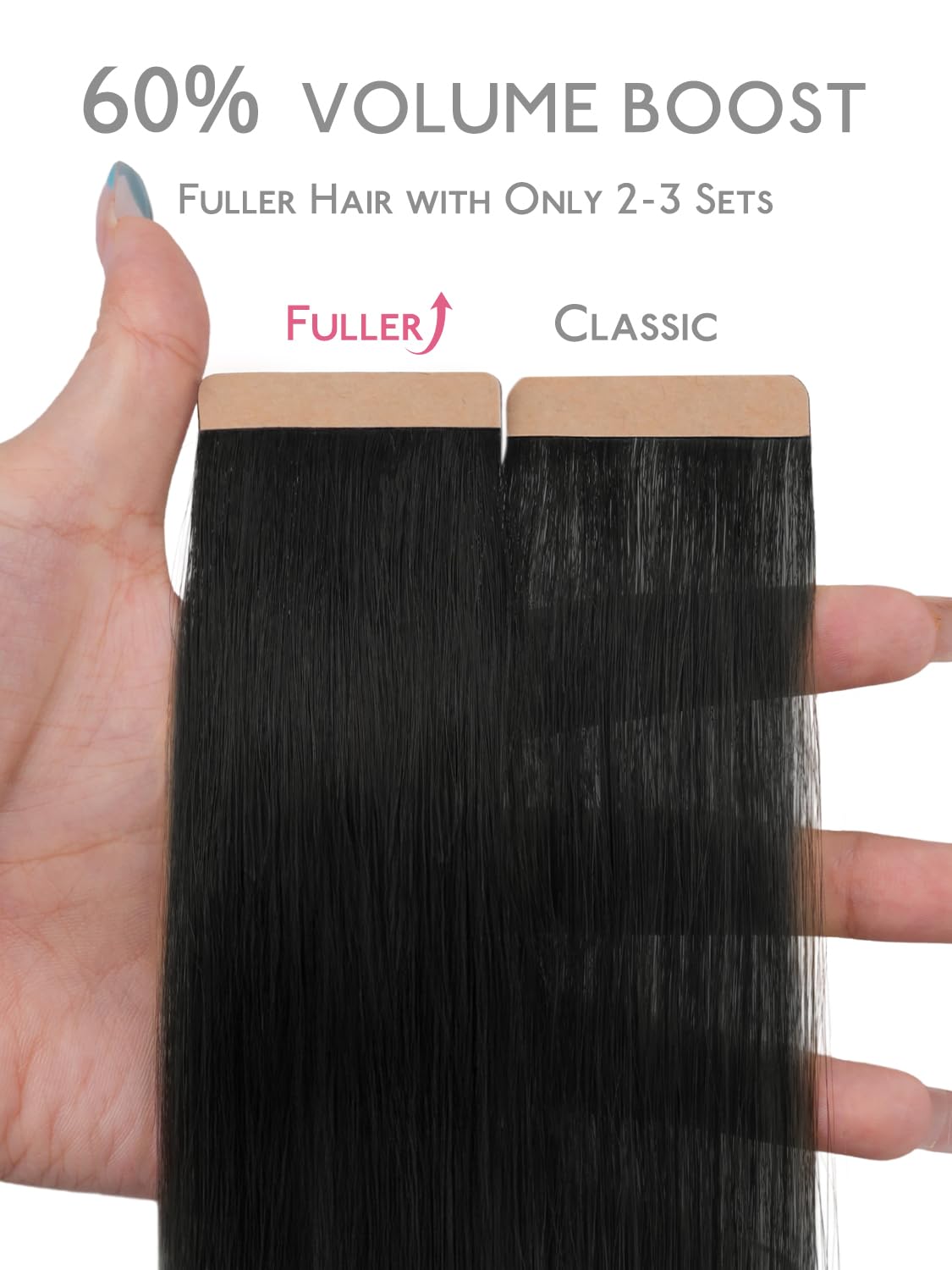 Wennalife Fuller Tape in Hair Extensions packaging