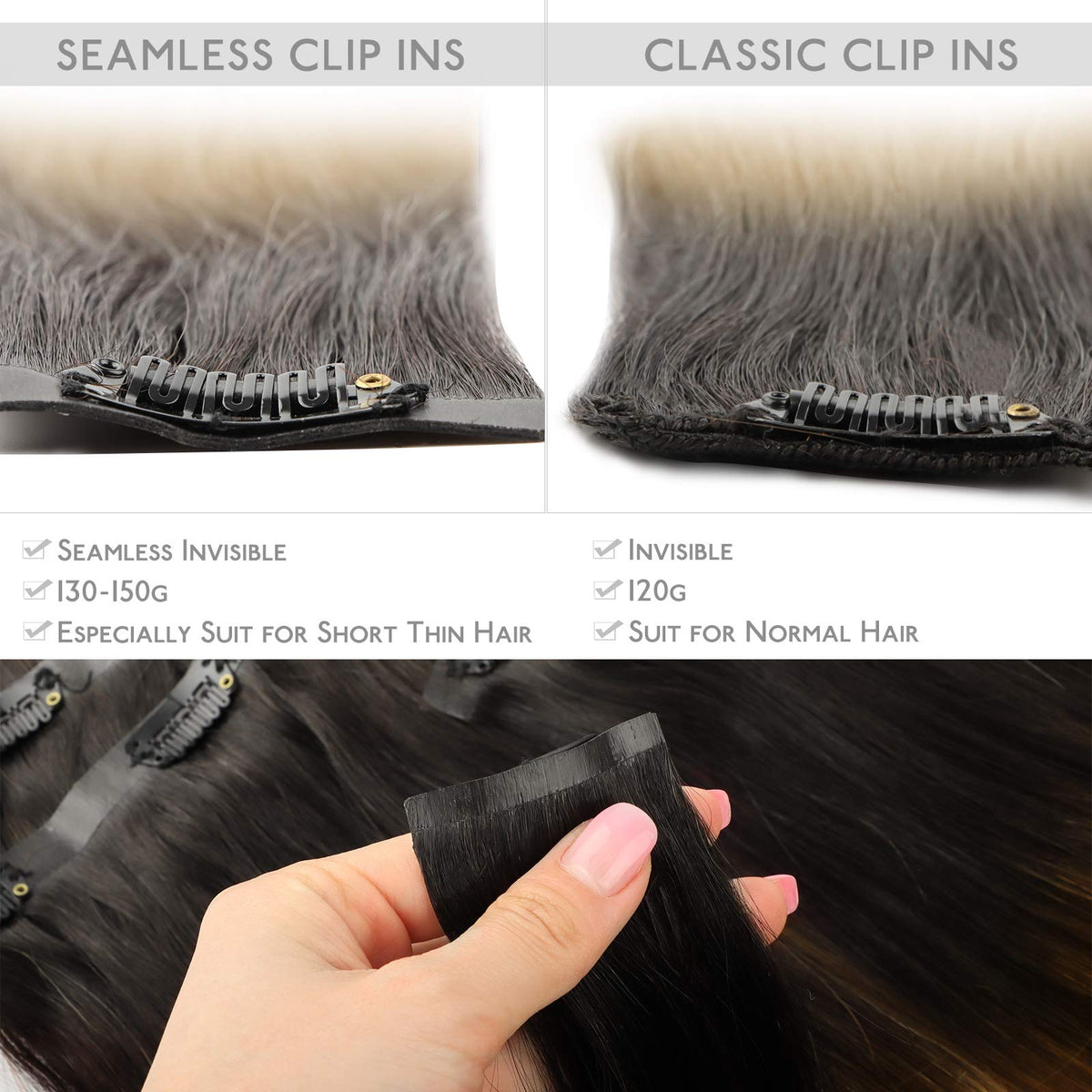 Wennalife hair extensions displayed in packaging