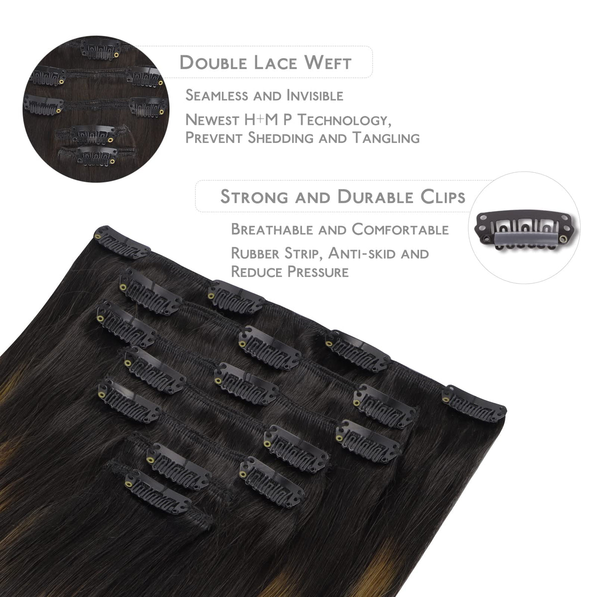 Wennalife hair extensions displayed in packaging