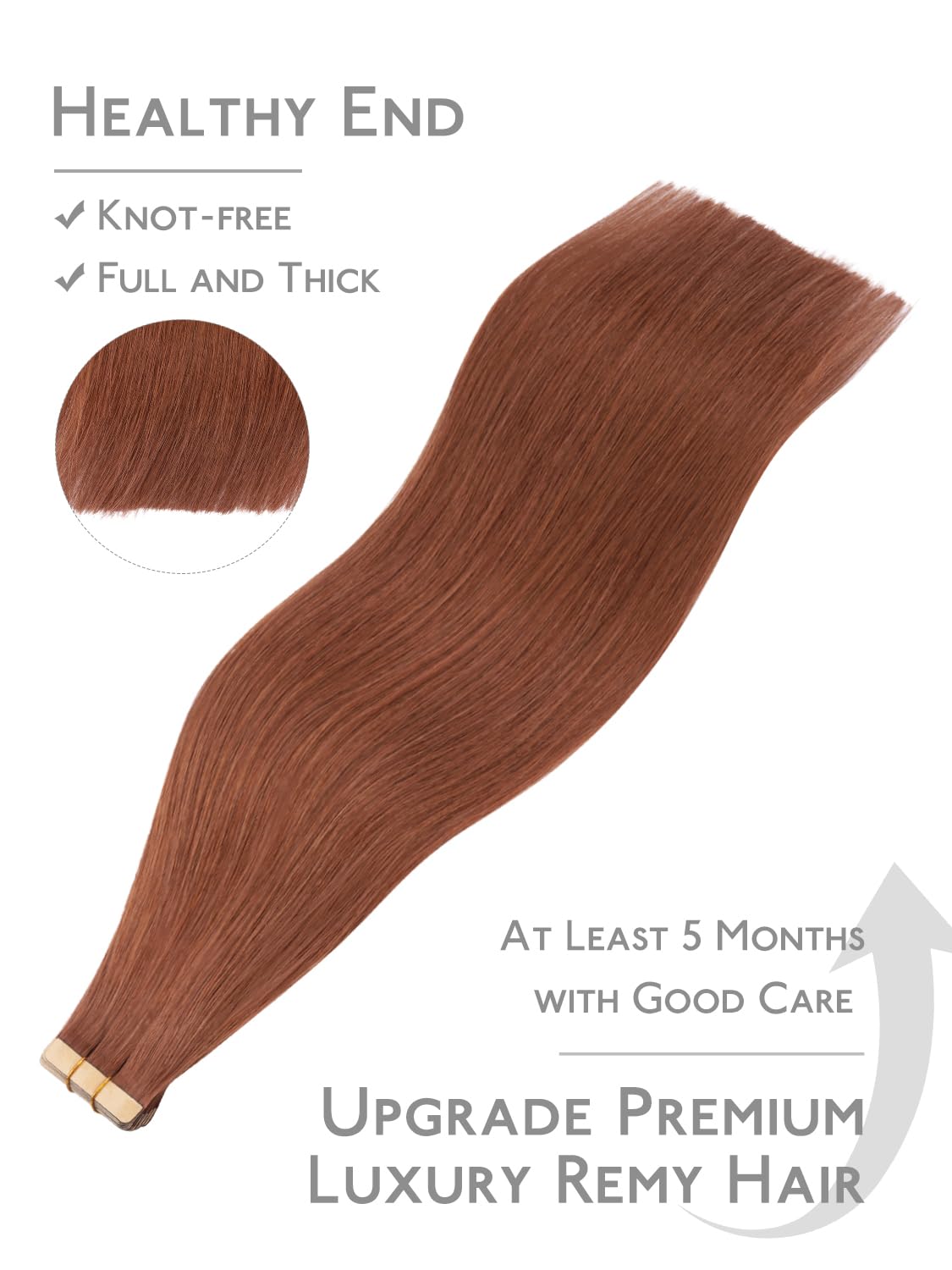 Wennalife hair extensions displayed on a model