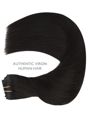 Wennalife hair extensions natural black colour swatch