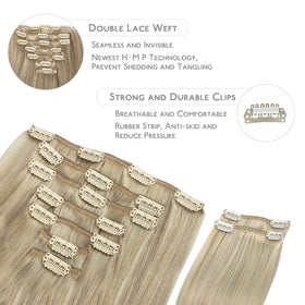 Wennalife Hair Extensions packaging showing 9 pieces