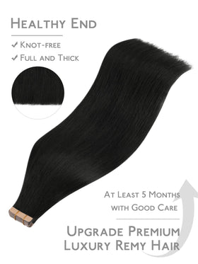 Wennalife hair extensions showing natural shine