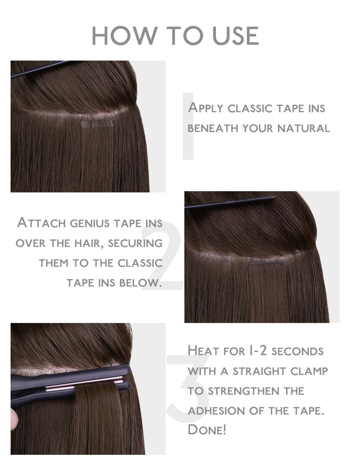 Wennalife hair extensions with care instructions