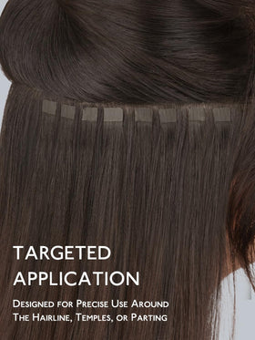 Wennalife Mini Tape in Hair Extensions styled on mannequin
