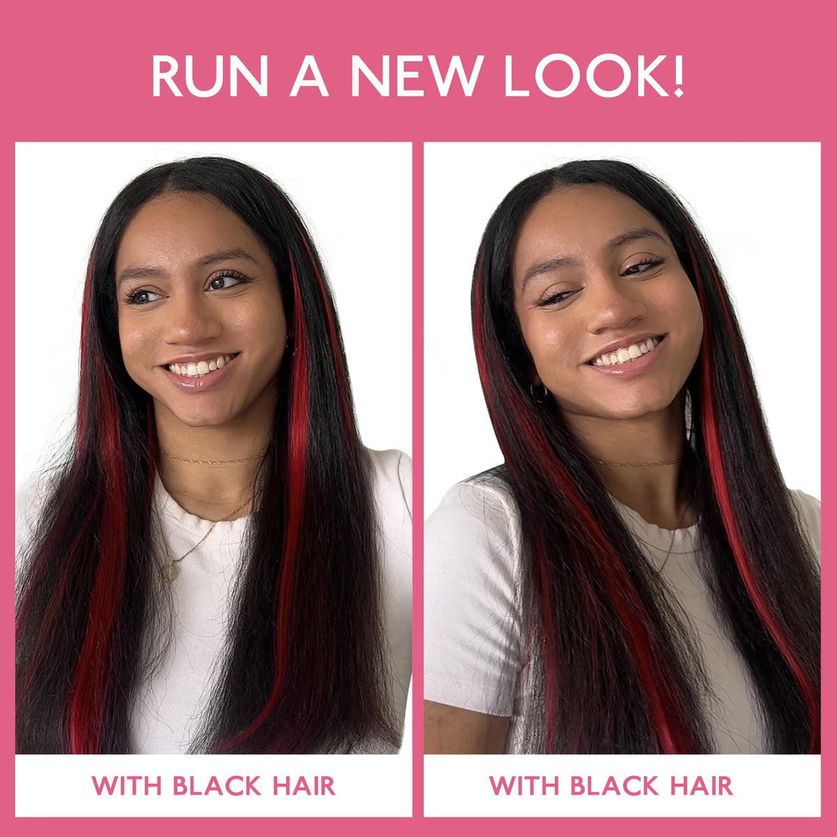 Wennalife Red Clip-in Hair Extensions packaging