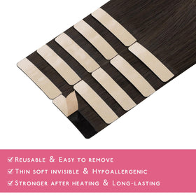 Wennalife tape in extensions showing color match
