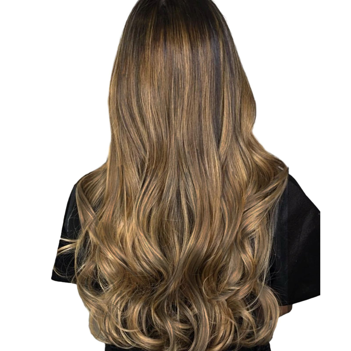 Wennalife Tape in Hair Extensions 10 inch Light Ash Brown to Warm Chocolate