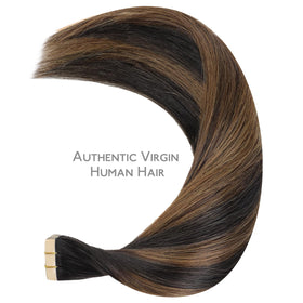 Wennalife Tape in Hair Extensions 14 inch in natural light