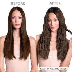 Wennalife Tape in Hair Extensions 14 inch side view
