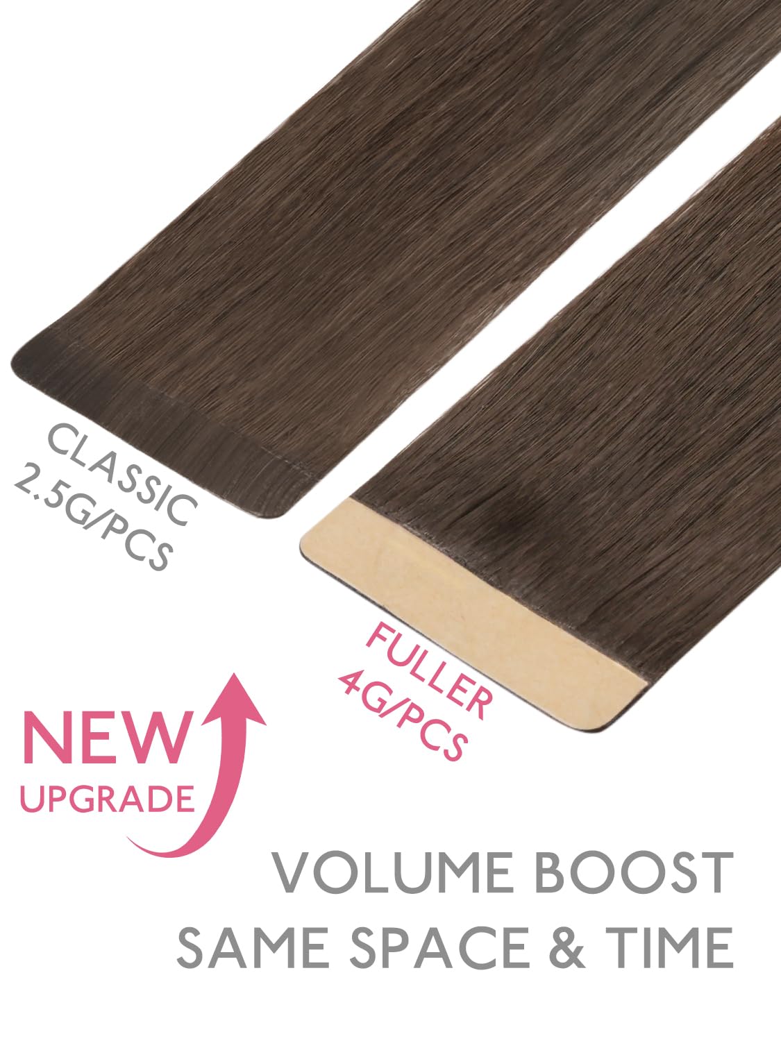 Wennalife Tape in Hair Extensions 18 inch packaging