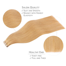 Wennalife Tape in Hair Extensions 40 pieces packaging