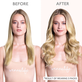 Wennalife Tape in Hair Extensions application process