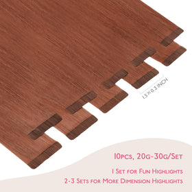 Wennalife Tape In Hair Extensions Cinnamon Copper packaging