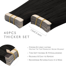 Wennalife Tape in Hair Extensions close-up showing texture