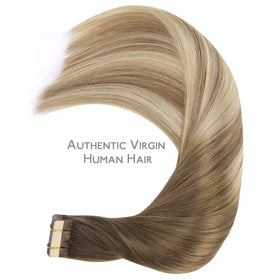 Wennalife Tape in Hair Extensions displayed in various lengths