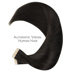 Wennalife Tape in Hair Extensions displayed on a model