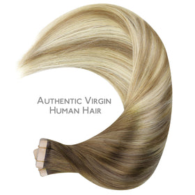 Wennalife Tape in Hair Extensions displayed on a table