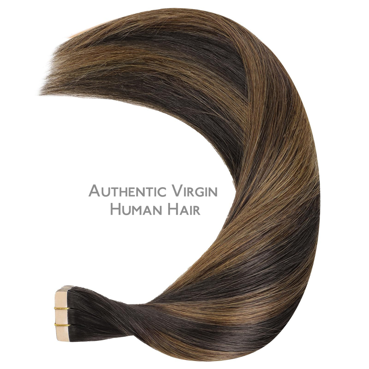 Wennalife Tape in Hair Extensions displayed with care instructions
