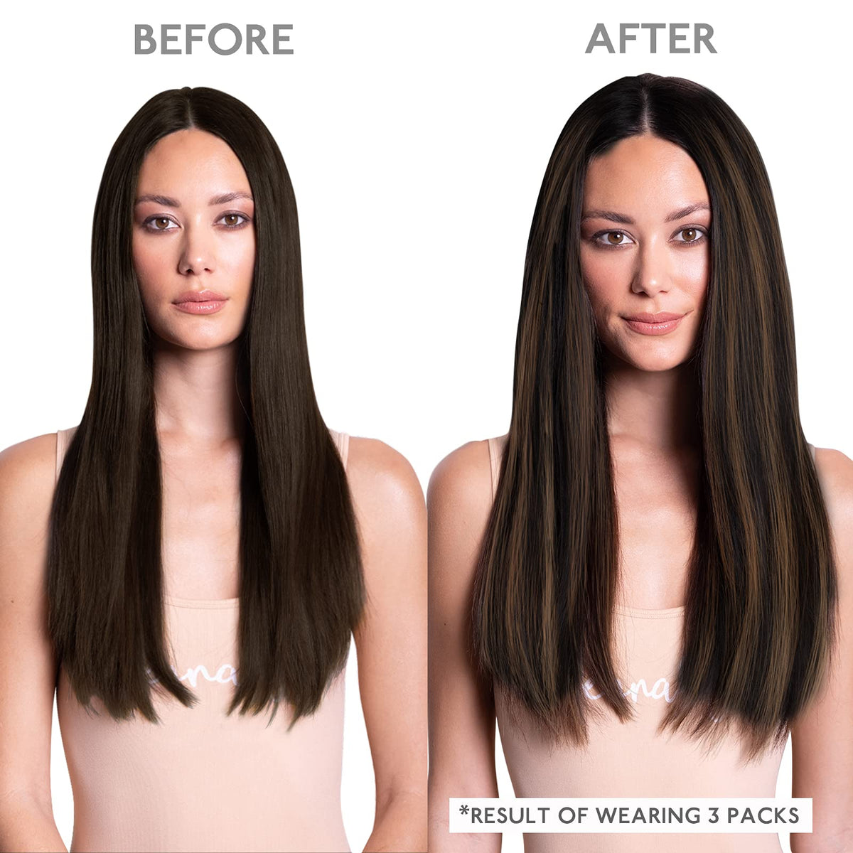 Wennalife Tape in Hair Extensions displayed with hair care products