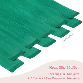 Wennalife Tape in Hair Extensions Green packaging