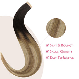 Wennalife Tape In Hair Extensions highlighted strands